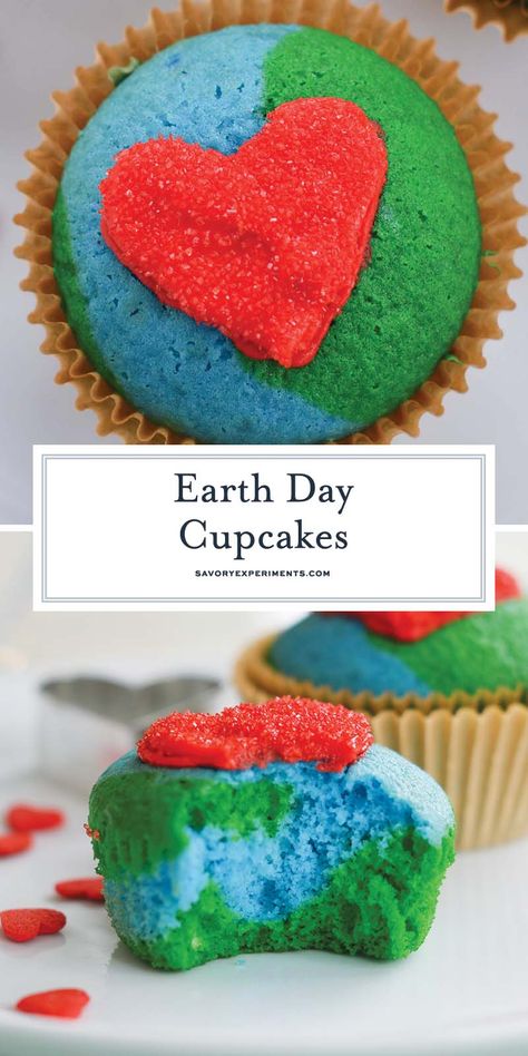 Earth Day Dessert Ideas, Earth Day Cake Pops, Earth Day Cupcakes Ideas, Earth Day Treats For Kids, Earth Day Cupcakes, Earth Day Food Ideas, Earth Theme Party, Earth Day Desserts, Earth Cupcakes