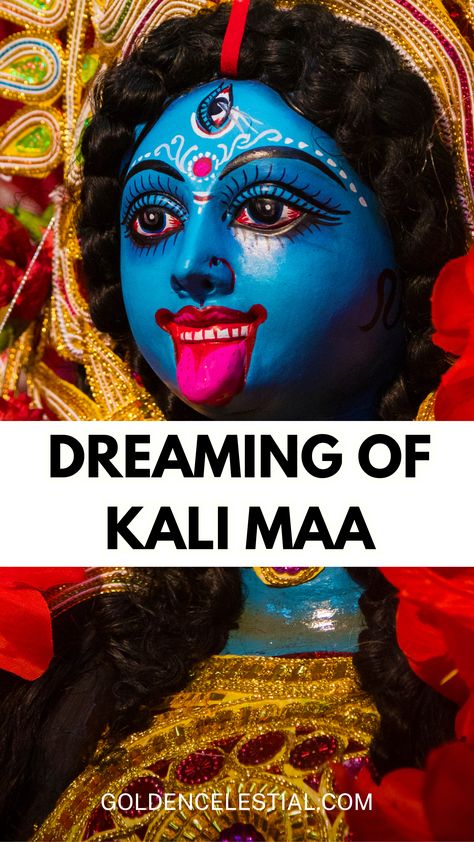 The Power of Seeing Kali Maa in a Dream Goddess Kali Painting, Maa Kali Art, Kali Mata Mantra, Kali Aesthetic, Divine Aesthetic, Kali Devi, Jay Maa Kali, Kali Mantra, Ma Kali