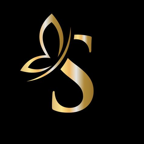 Download the Letter S Butterfly Logo Concept For Luxury, Beauty, Spa and Fashion Symbol 25467825 royalty-free Vector from Vecteezy for your project and explore over a million other vectors, icons and clipart graphics! S Symbol Letter, S Logo Design Letter, Sm Logo Design, Fancy Letter S, Butterfly Tattoo Stencil, History Icon, Salon Logo Design, Letter Art Design, The Letter S