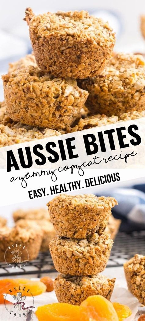 Healthy Aussie Bites Recipe, Aussie Bites Copycat Recipe, Copycat Aussie Bites, Stuffed Oat Bites, Healthy Make Ahead Snacks, Aussie Bites Recipe, Aussie Bites, Aip Snacks, Healthy Reciepes