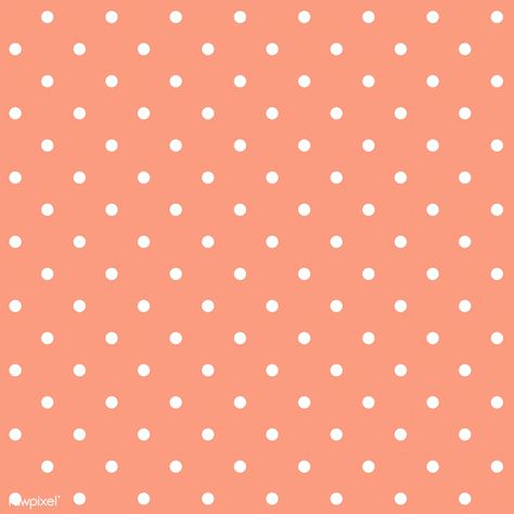 Pastel orange seamless polka dot pattern vector | free image by rawpixel.com / filmful Polka Dots Background, Dot Pattern Vector, Dots Background, Pop Art Background, Pastel Orange, Polka Dot Background, Orange Dots, Marble Wallpaper, Preppy Wallpaper