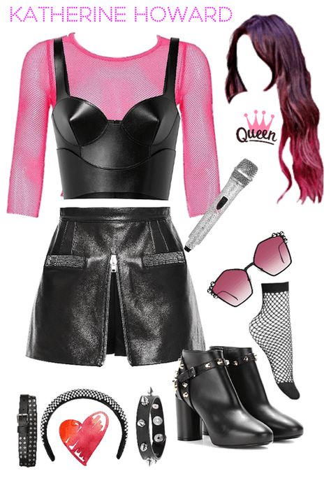 Katherine Howard - Six Outfit | ShopLook Katherine Howard Inspired Outfits, Katherine Howard Six The Musical Costume, Six Inspired Outfits Musical, Six Katherine Howard, Six Inspired Outfits, Six The Musical Outfit Ideas, Six Musical Inspired Outfits, Musical Inspired Outfits, Six The Musical Inspired Outfits