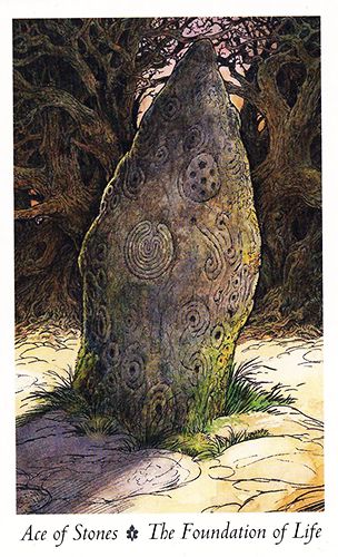 Free Daily Tarotscope — Apr 20, 2015 — Ace of Stones -- Coming on the heels of yesterday’s Star card — and its relationship to how and where you fit into the cosmos — today’s Solar ingress into Taurus brings you back down to earth, shifting your focus to the tangible, manifest world. (more)... Whimsy Woods, Wildwood Tarot, Pet Psychic, Sacred Masculine, Ace Of Pentacles, Tarot Gifts, Goth Witch, Pentacles, Tarot Cards Art