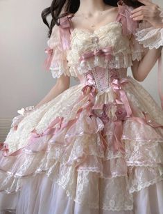 #BEAUTY ,#REALATIONSHIPS #Fashion #Outfits #Winter Outfits #Animals Victorian Era Dresses, Gaun Abad Pertengahan, Romantic Wedding Dress, Ethereal Dress, Frilly Dresses, Fairytale Dress, Princess Outfits, Pretty Dress, Fairy Dress