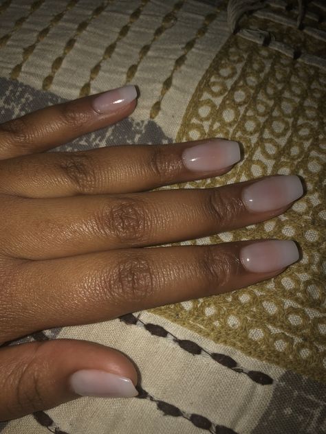 Short Coffin Shape Nails, Short Ballerina Nails, Ballerina Nails Short, Natural Acrylic, Natural Acrylic Nails, Shape Nails, Short Coffin, Short Coffin Nails, Coffin Press On Nails