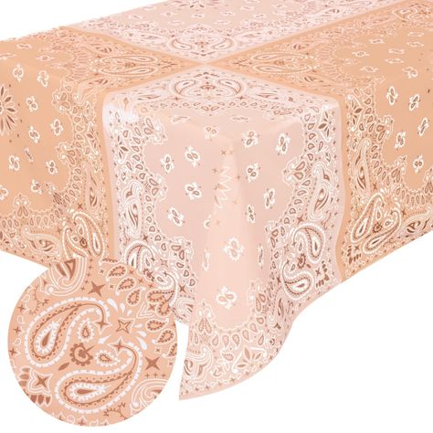 PRICES MAY VARY. Party Perfection: Our 9x4 foot western rectangle tablecloth featuring a bandana design is the party addition you've been looking for + a guaranteed hit! Wild West: Our tablecloth is made from heavy duty premium polyester. Perfect to protect and decorate your party table both indoor and outdoor. Easy Care: Our tablecloth is completely machine washable with cold water and tumble dry low. Use again and again for all your party needs! For Every Event: One size fits all! Whether you' Cowgirl Birthday Party Decorations, Rodeo Baby Shower, Wild West Cowgirl, Western Bandana, Rodeo Baby, Rodeo Birthday Parties, Western Bachelorette, Cowgirl Baby Showers, Cowgirl Decor