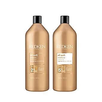 Redken Shampoo, Redken All Soft, Dry Brittle Hair, Redken Hair Products, Shampoo And Conditioner Set, Argan Oil Hair, Moisturizing Conditioner, Moisturizing Shampoo, Brittle Hair