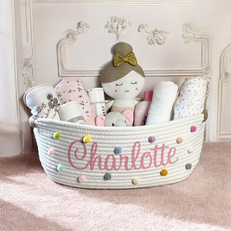 Newborn baby gift basket