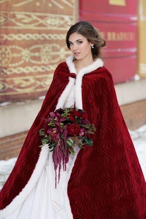 Beauty And The Beast Wedding Dresses, Beauty And The Beast Wedding Theme, Beauty And The Beast Wedding, Outdoor Winter Wedding, Beauty And Beast Wedding, Beauty And The Beast Theme, Winter Wedding Outfits, Beauty And The Beast Party, Bridal Pictures