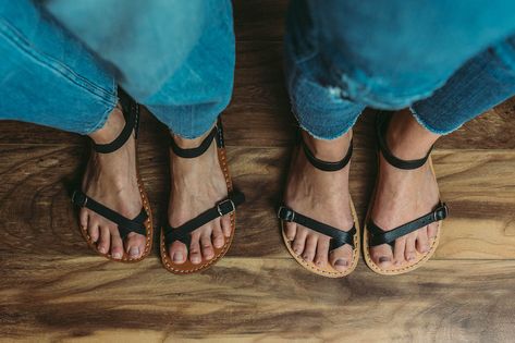 These Crupon Nomade sandals now come in an extra wide fit, and a vegan option. Check out my review of them below. Crupon Sandals, Anya's Reviews, Models Needed, Sofia Bulgaria, Sustainable Business, Barefoot Shoes, Cute Sandals, Handmade Shoes, Natural Leather