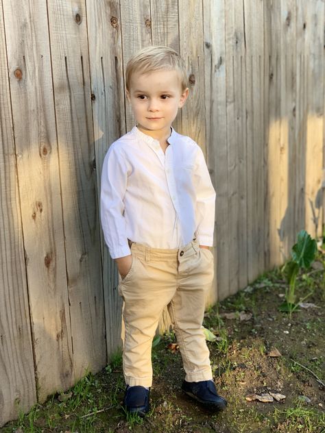 Groom Khaki Pants White Shirt, Groomsmen Kakhi Pants, Ring Bearer Khaki Pants, Boys Khaki Pants Outfit, Baby Chino, Wedding Outfit For Boys, Tan Chinos, Tan Pants, Casual Wedding