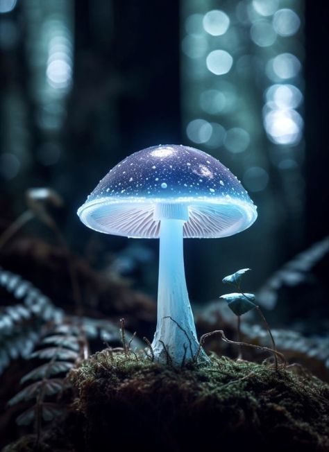 Photography With Iphone, Wallpaper Mushroom, Iphone Lock Screen Wallpaper, Iphone Lock Screen, Glowing Mushrooms, Blue Mushroom, Mushroom Images, Mushroom Wallpaper, Mushroom Pictures