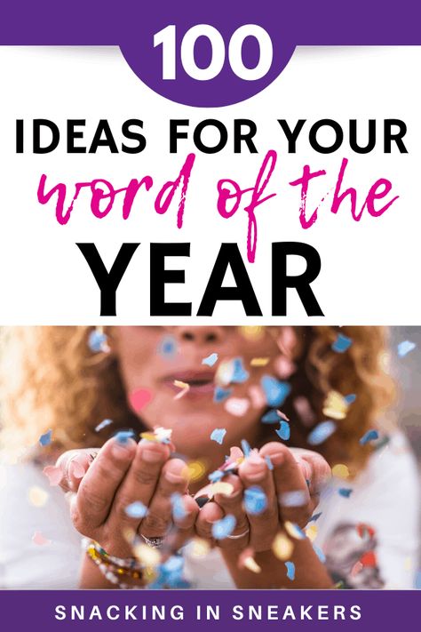 Are you thinking about making a new years resolution? Another option to consider might be a one word challenge! Instead of a resolution, you choose a guiding word to stick to for the entire year. Find word of the year examples and other inspiration in this post! #newyears #resolutions #inspiration Word Of The Year Ideas, How To Juggle, Word Challenge, Word Of The Year, Then Sings My Soul, Family Wellness, Healthy Words, Your Word, Smart Goals