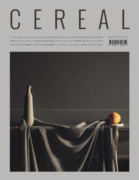 Hans Ulrich Obrist, Cereal Magazine, English Magazine, Daniel Buren, Pierre Yovanovitch, Donald Judd, Cover Books, Magazine Spreads, Magazine Layout Design