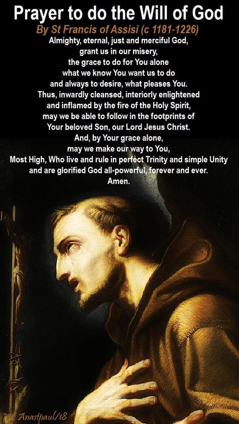 Our Morning Offering -29 November - Prayer to do the Will of God Prayer to do the Will of God By St Francis of Assisi (c 1181-1226)  Almighty, eternal, just and merciful God, grant us in our misery, the grace to do for You alone what we know You want us to do...#mypic November Prayer, Catholic Saints Prayers, Morning Offering, Catholic Prayers Daily, God Pray, Prayer For Guidance, The Will Of God, Will Of God, St Francis Of Assisi