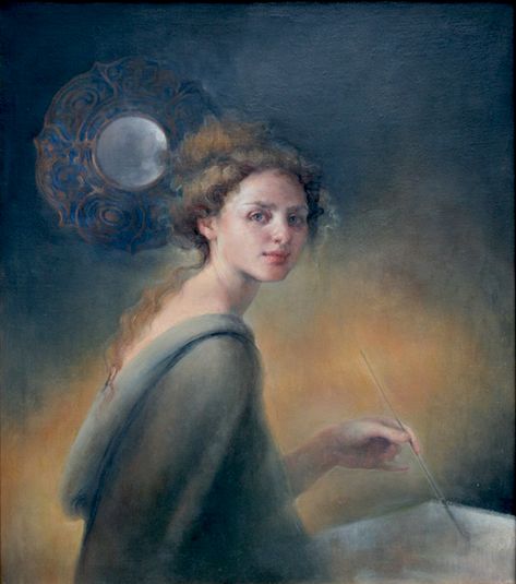 Impressioni Artistiche : ~ Maria Kreyn ~ Maria Kreyn, History Painting, Ukrainian Art, Figurative Artists, Unusual Art, Russian Artists, Mirror Art, Old Master, Art Club