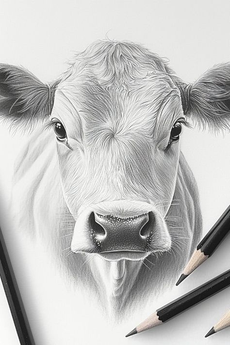 26 Quick Little Sketches Ideas You Can Draw Anytime, Anywhere Quick Drawing Ideas, Hen Sketch, Cute Cow Drawing, Animal Pencil Drawings, Cats To Draw, Animal Sketches Easy, Cow Sketch, Koala Drawing, Hummingbird Drawing