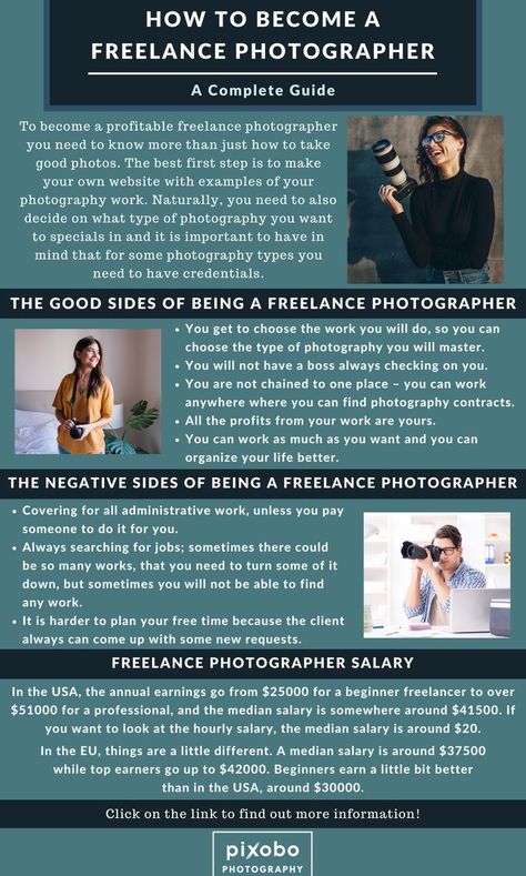 Do you know what is a freelance photography and how to become a freelance photographer? We have answers for you. In this article read our complete guide on becoming a freelance photographer and everything you need to know about the freelance photography business. Find out helpful freelance photography tips, best freelance websites and best freelance apps for photographers and also read more about freelance photography pricing. #freelancephotography #freelancephotographer #freelancephotographytip Photography Types, Make Your Own Website, Know Your Limits, Photography Group, Freelance Photography, Photography Career, Good Photos, Become A Photographer, Top Photography