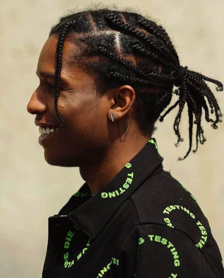 Travis Scott Hair, Black Men Hairstyles Twist, Asap Rocky Braids, Braids Short Hair, Twist Hair Men, Hairstyles For Black Men, Hairstyles Twist, Cornrow Braids Men, Hair Like Wool