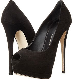 Shop the red carpet | Giuseppe Zanotti black peep toe pumps Shoes Pumps Heels, Black High Heel Pumps, Giuseppe Zanotti Heels, Shoes Party, Black Platform Shoes, Black Slip On Shoes, Black Shoes Heels, Platform High Heel Shoes, High Heel Platform