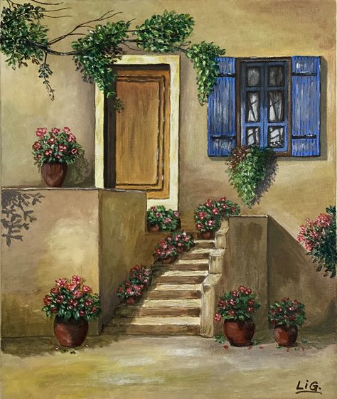 My version of acrylic painting on canvas board Italian Acrylic Painting, Acrylic Painting On Canvas, Canvas Board, Acrylic Painting Canvas, Painting On Canvas, Acrylic Painting, Canvas Painting, Art Inspiration, Canvas