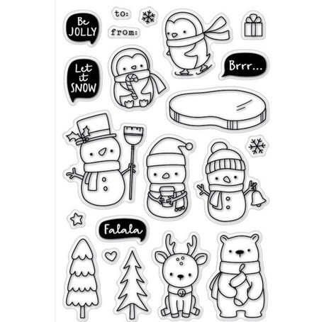 Penguin snowman stamp Clear Stamp for Scrapbooking Transparent Silicone Rubber DIY Photo Album Decor N22-in Stamps from Home & Garden on Aliexpress.com | Alibaba Group Diy Album Photo, Cheap Stamps, Hello Bluebird, Card Embossing, Style Scrapbook, Tampons Transparents, Photo Album Diy, Scrapbooking Photo, Hand Of Cards