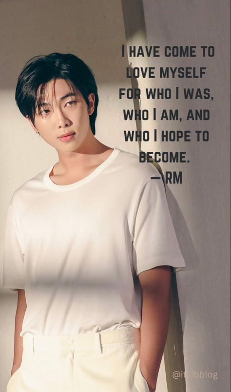 Quote by RM Namjoon Sayings, Quotes By Kim Namjoon, Namjoon Quotes Inspirational, Rm Motivational Quotes, Namjoon Quotes Wallpaper, Bts Motivational Quotes Study, Kim Namjoon Quotes, Rm Poster, Namjoon Quotes