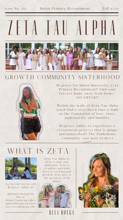 Cob Recruitment Ideas, Cob Ideas Recruitment, Recruitment Flyer Design, Panhellenic Recruitment Themes, Recruitment Event Ideas, Sorority Recruitment Graphics, Publicity Ideas, Recruitment Flyer, Sisterhood Ideas