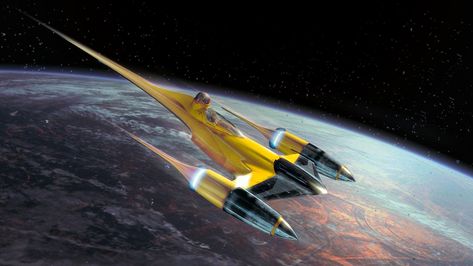 naboo n1 starfighter N1 Starfighter, Naboo Starfighter, Star Wars History, Mandalorian Armor, Star Wars Facts, Galactic Republic, Star Wars Concept Art, Star Wars Tattoo, Spaceship Concept