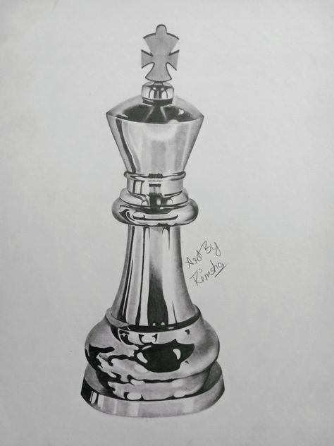 #artbyme #artbyrimsha #king #chess Chess King Drawing, King Chess, King Drawing, Chess King, Book Art Drawings, Chess, To Draw, Book Art, Art Drawings