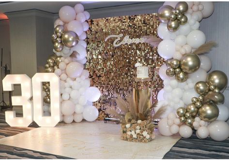 Bleacher Decorations, 21st Birthday Backdrop Ideas, Birthday Dessert Table, Surprise 50th Birthday Party, Golden Birthday Parties, Outdoor Graduation Parties, Dessert Table Birthday, 18th Birthday Decorations, Disco Party Decorations