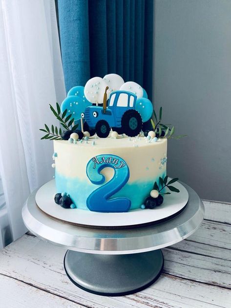 2 Birthday Cake Boy, Blue Car Cake, Cake For 3 Year Boy, Birthday Cake For 2 Year Boy, Birthday Cake For Baby Boy 2nd, Blue Birthday Cakes For Boys, Birthday Cake With Cars, Cake Boy Birthday, Birthday Cake For Boy