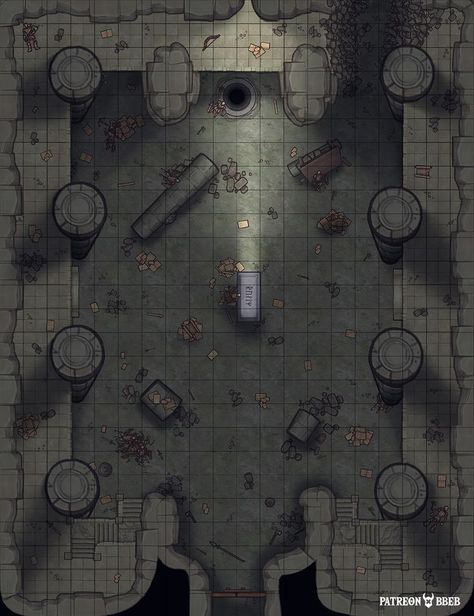 In addition to the Chamber of Mazarbul, there is also a map of the stairs of Moria for supporters of my Patreon Tier "Atarax". There Gandalf sat bevore three ways and had no memory of this place. D&d Online, Here Lies, Dnd World Map, Fantasy World Map, Tabletop Rpg Maps, Rpg Map, Dungeon Maps, D D Maps, Fantasy City