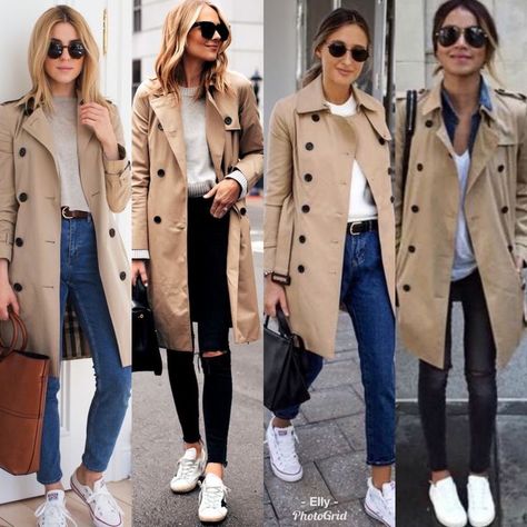 Fall 2023 Trench Coat, Front Door Fashion Outfits Boxes, Timeless Casual Style, Classy Old Money Outfits, Casual Trench Coat Outfit, Trench Coat Outfit Spring, Eurotrip Outfits, Classy Style Outfits, Outfits To Recreate