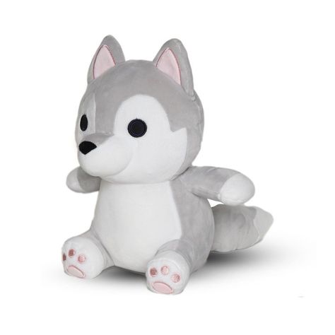 sewing toys patterns Wolf Stuffed Animal, Wolf Plush, Animal Hugs, Hugs And Cuddles, Wolf Stuff, Gray Wolf, Plushie Patterns, Plush Backpack, Kawaii Plushies