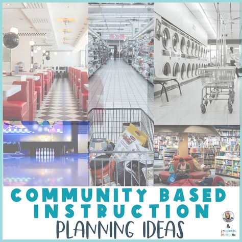 Community Skills Special Education, Community Based Instruction, Functional Life Skills, Teaching Life Skills, Community Signs, Life Skills Special Education, Swim Meet, Teaching Life, Program Ideas