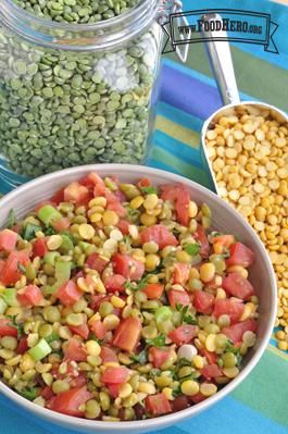 Split Pea Salad Recipes, Split Pea Side Dish, Recipes For Split Peas, Split Pea Salad, Pea Salads, Yellow Split Pea Recipe, Fiber Salad, Fibre Recipes, Awesome Salads