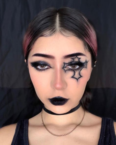 Nails For Halloween, Punk Makeup, Alt Makeup, Graphic Makeup, Swag Makeup, Finger Nails, Makeup Tut, Emo Makeup, Male Makeup