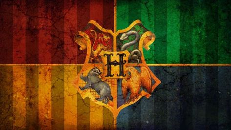 hogwarts-sign-separated-in-four-squares-for-each-school-hogwarts-wallpaper-gryffindor-slytherin-hufflepuff-ravenclaw Harry Potter Pc, Harry Potter Hogwarts Houses, Harry Potter Background, Il Re Leone, Images Harry Potter, Hogwarts Crest, Harry Potter Houses, Harry Potter Gryffindor, Harry Potter Wallpaper