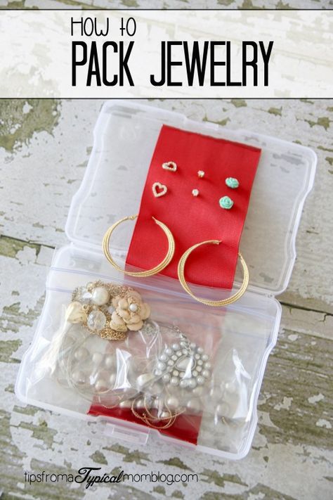 Diy Jewelry Travel Case, Pack Jewelry For Travel, Homemade Jewelry Cleaner, Diy Ring, Packing Jewelry, Travel Jewelry Case, Travel Diy, Homemade Jewelry, Packing Tips For Travel