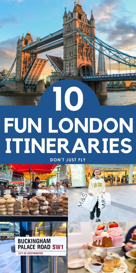 10 London Itineraries: Choose Your Own Adventure London Trip Itinerary, One Day In London, Ireland Road Trip Itinerary, British Isles Cruise, Amsterdam Trip, Amsterdam Itinerary, London England Travel, London Castles, London Tips