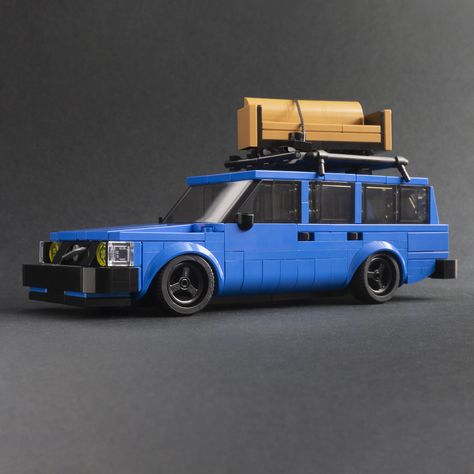 Volvo Wagon | The result of a build-off between pleaseyesple… | Flickr Lego Cars Instructions, Lego Station, Volvo Wagon, Construction Lego, Lego Speed Champions, Volvo 240, Lego News, Cool Lego Creations, Lego Architecture