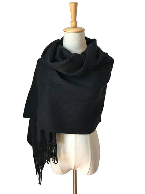 Solid Color Pashmina Blanket Scarf Large Winter Wrap Shawl for Women Men - Black - CT1860DSNEW - Scarves & Wraps, Fashion Scarves  #SCARVES #WRAPS #fashionwomen #outfit #Fashion Scarves #Scarves & Wraps, Fashion Scarves Free Crochet Scarf Patterns, Crochet Scarf For Beginners, Shawl For Women, Crochet Scarf Pattern Free, Winter Wrap, Crochet Fashion Patterns, Wrap Shawl, Scarf Crochet Pattern, Blanket Scarf