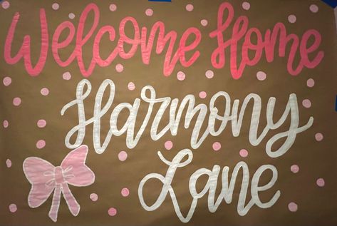 Diy Welcome Home Banner, Welcome Home Signs Diy Poster, Butcher Paper Sign, Welcome Home Surprise, Welcome Home Banner, Painted Banners, Bachelorette Signs, Baby Girl Sign, Welcome Home Decorations