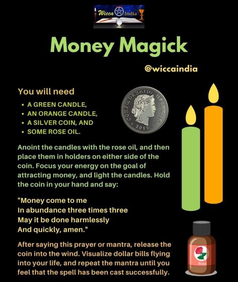 Money Powder, Money Magick, Money Candle Spell, Money Spells Magic, Candle Magic Spells, Witchcraft Spells For Beginners, Hoodoo Spells, Money Spells That Work, Good Luck Spells