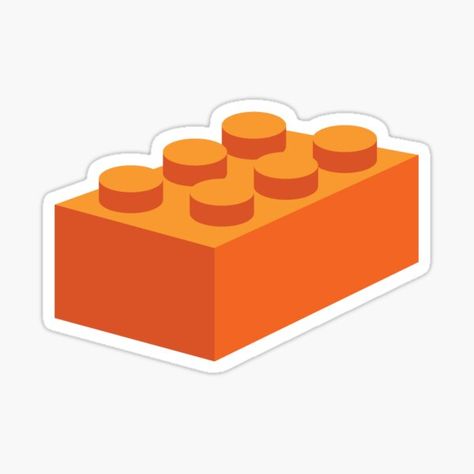 Lego brick. • Millions of unique designs by independent artists. Find your thing. Lego Blocks Printable, Lego Cake Topper, Batman Cake Topper, Lego 3d, Lego Printables, Lego Stickers, Lego Themed Party, Lego Wallpaper, Lego 4