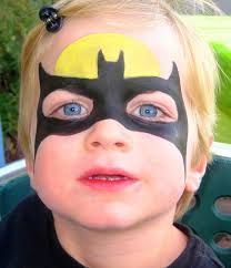 Batman Batman Face Paint, Batman Makeup, Superhero Face Painting, Face Painting For Boys, Spiderman Face, Face Painting Tutorials, Face Painting Easy, Kids Face Paint, Simple Face