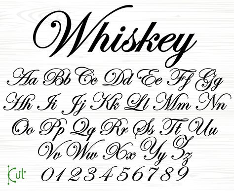 70s Cursive Whiskey Font is a stylish and elegant font that is perfect for any project that needs a vintage touch. The font is available in SVG format and can be used on both personal and commercial. #OldEnglishFonts #VintageCalligraphy #MedievalTypography #AntiqueLettering #RetroScript Delicate Tattoo Fonts, English Project File, Imperfect Tattoo, Handwritten Tattoo, Tattoo Cursive, Godspeed Tattoo, Honey Tattoo, Cursive Letters Font, 333 Tattoo