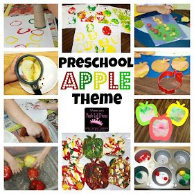 Preschool Apple Week, Apple Theme Week, Preschool Theme Ideas, Preschool Apples, Preschool Apple Activities, Apple Week, Preschool Apple Theme, A Is For Apple, Apple Preschool