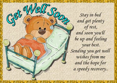 Get Well Soon Feel Better GIF - Get Well Soon Feel Better Teddy Bear - Discover & Share GIFs Feel Better Gif, Word Gou Gesond, Get Well Prayers, Get Well Soon Wishes, Soon Quotes, Get Well Soon Quotes, Hope Youre Feeling Better, Get Well Soon Messages, Child Hood Memories